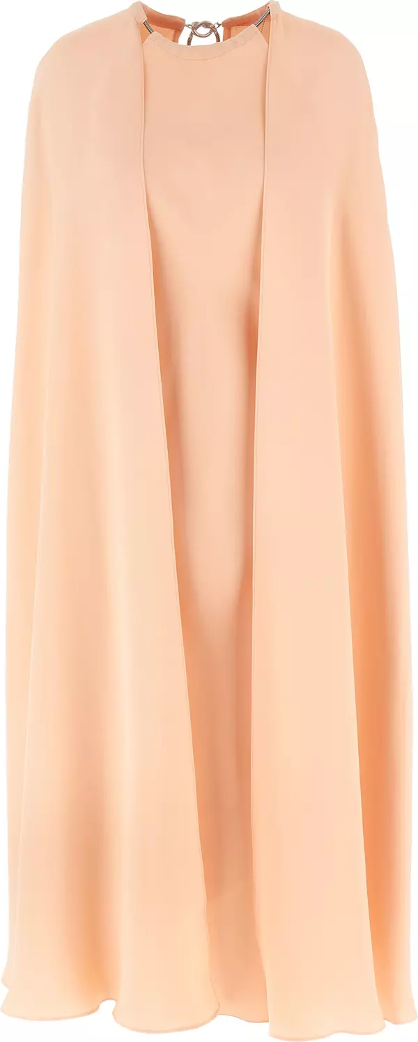 Multicolor Silk Midi Dress