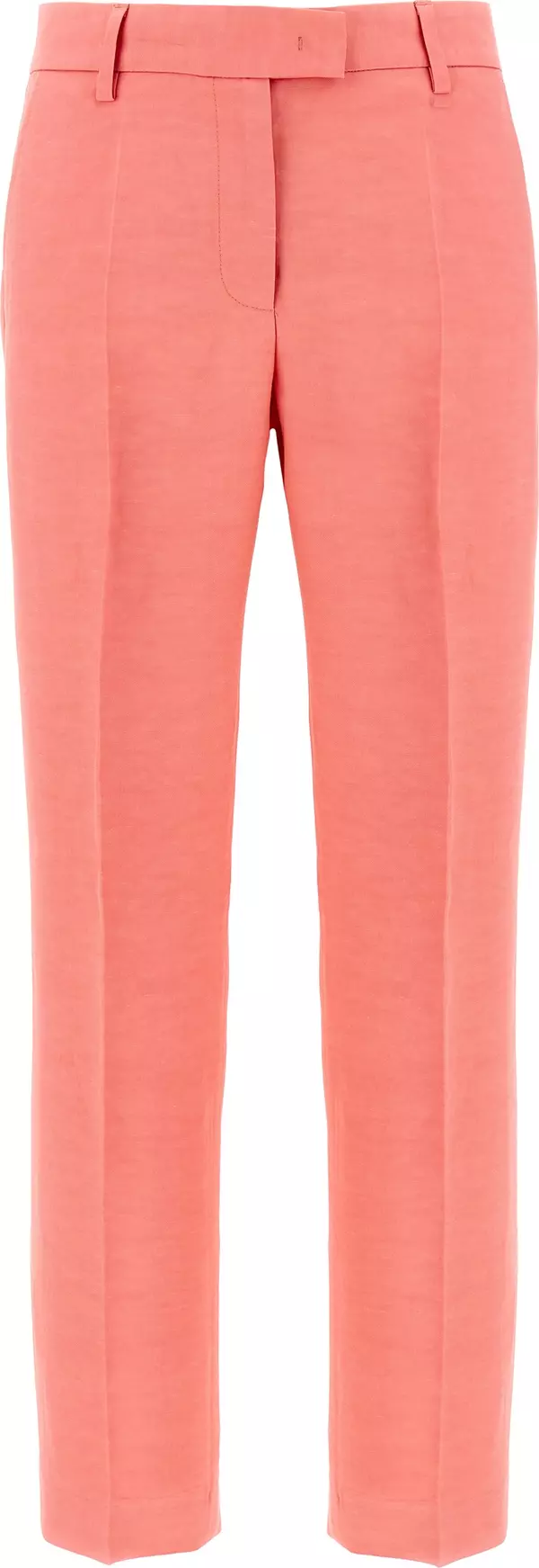Multicolor Viscose Chino Pants