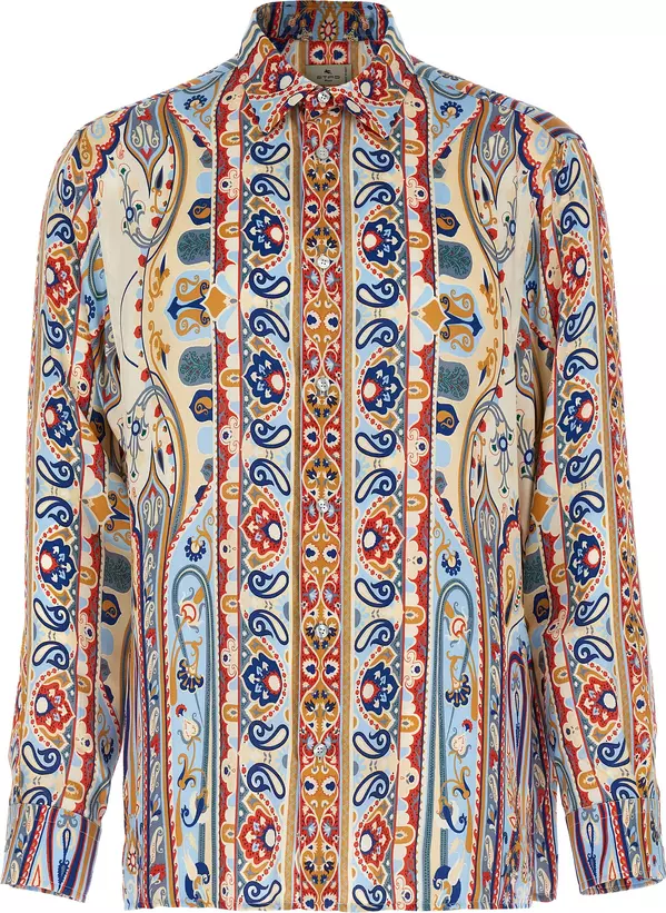Multicolor Viscose Blouse