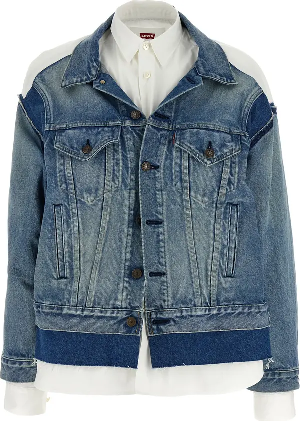Multicolor Cotton Denim Jacket