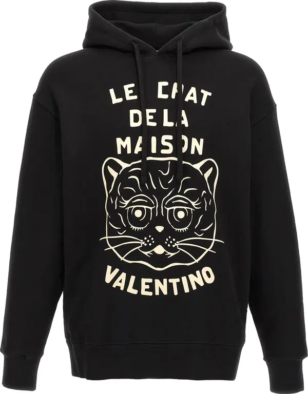 Black Cotton Sweatshirt