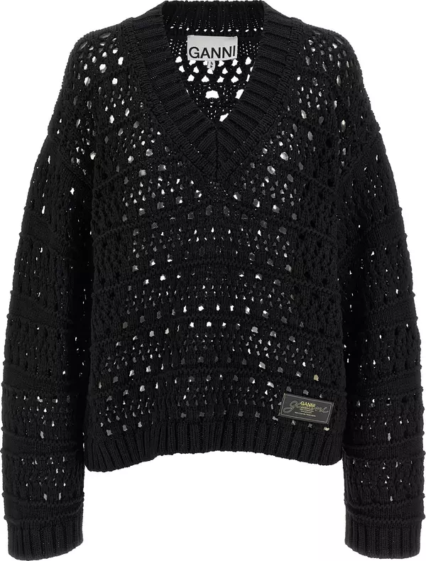 Black Cotton Cardigan