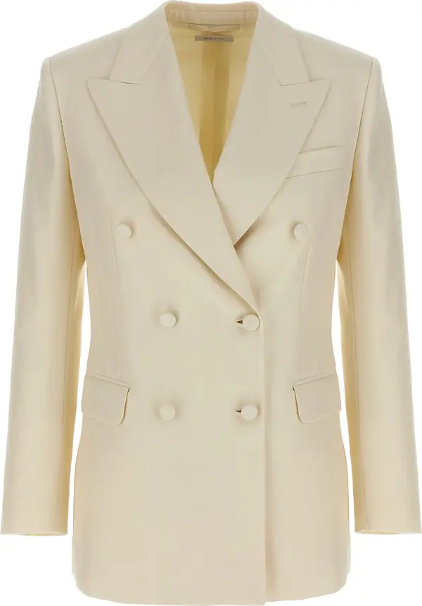 White Wool Blazer