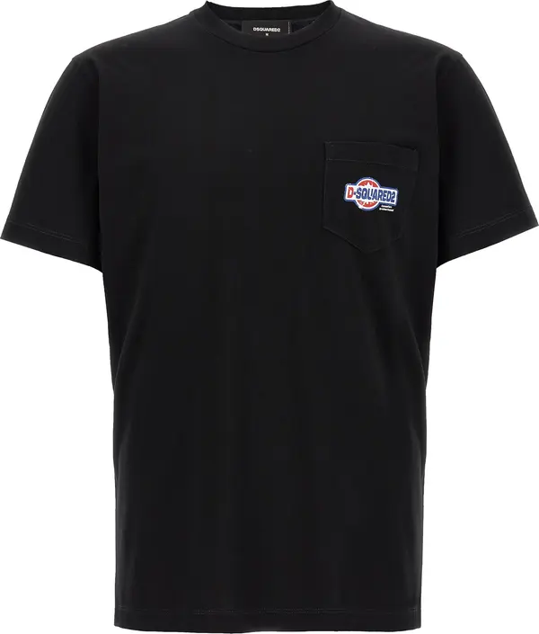 Black Cotton T-Shirt