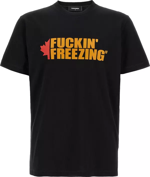 Black Cotton T-Shirt