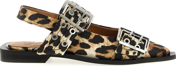 Multicolor Polyester Ballet Flats