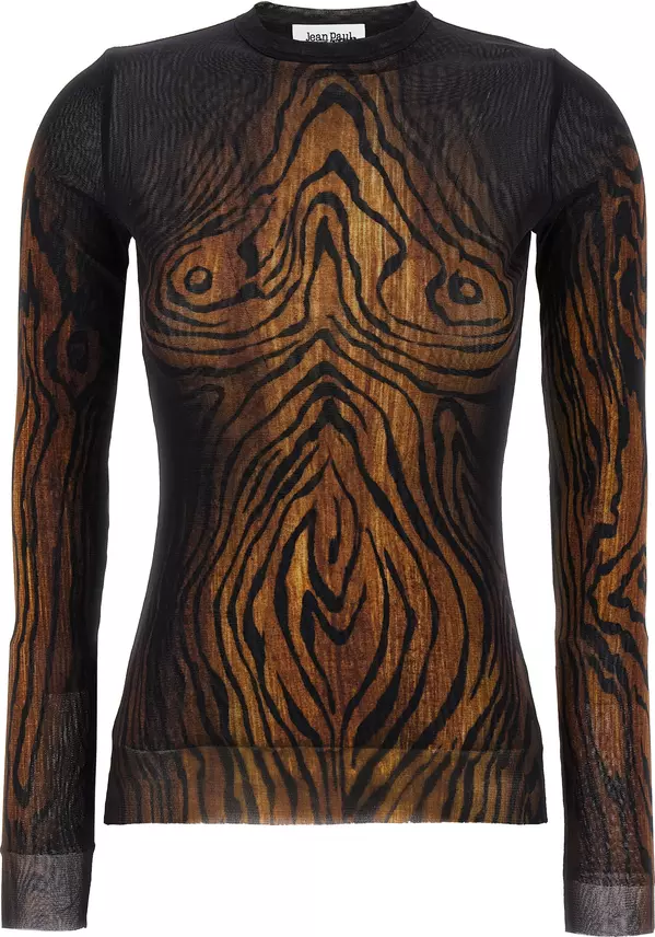 Multicolor Polyamide Pattern Shirt