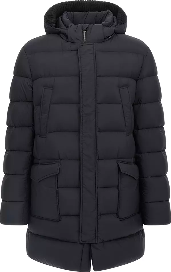 Black Polyamide Coat