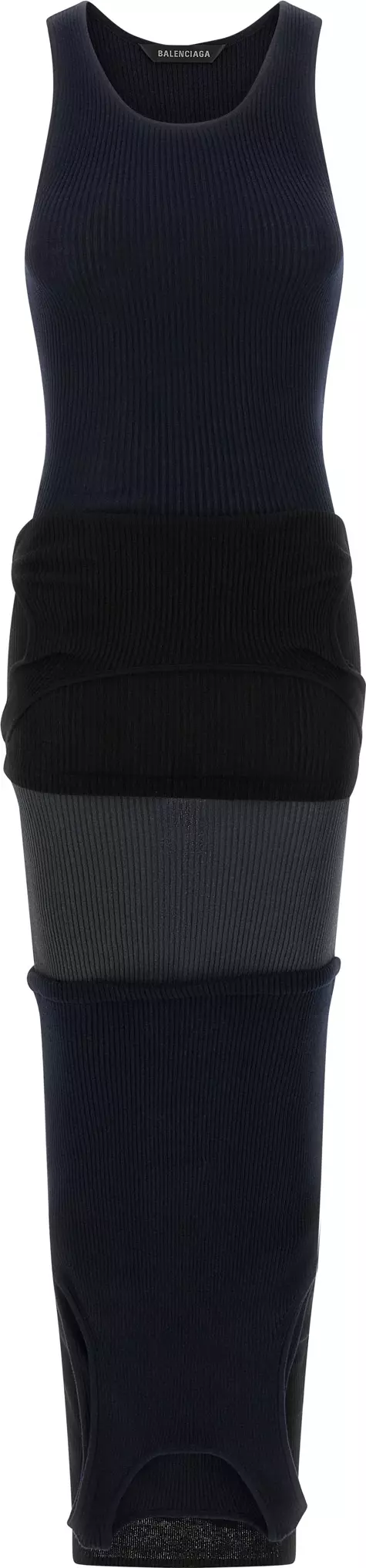 Black Cotton Long Dress