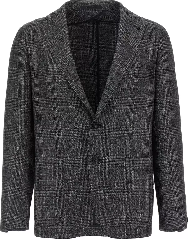 Gray Virgin Wool Blazer