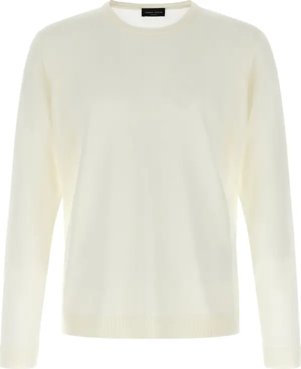 Beige Merino Wool Cardigan