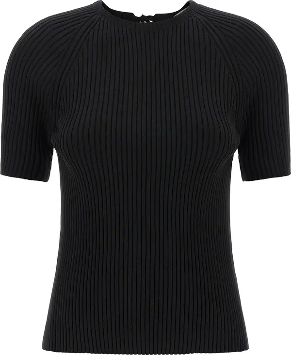 Black Cotton Cardigan