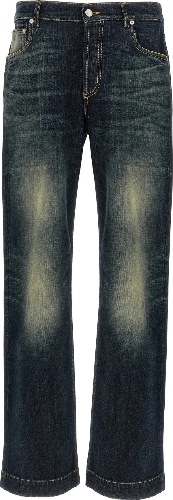 Blue Cotton Jeans Denim