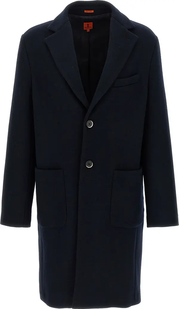 Black Virgin Wool Coat