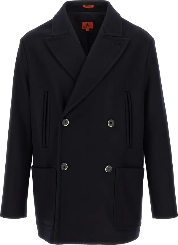 Blue Wool Coat