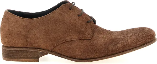 Brown Suede Leather Oxfords And Derbies