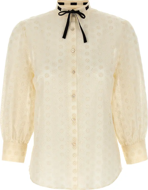 White Cotton Blouse