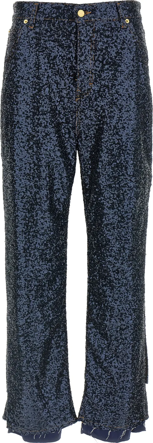 Blue Cotton Jeans Denim