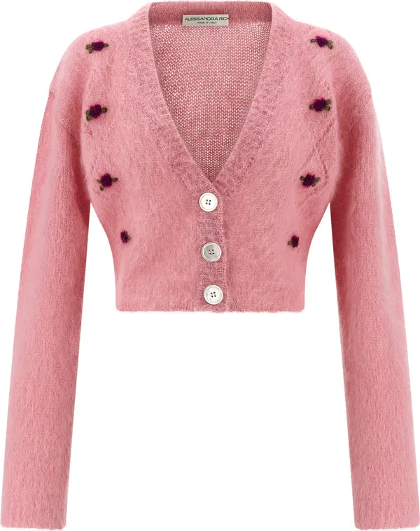 Multicolor Wool Cardigan