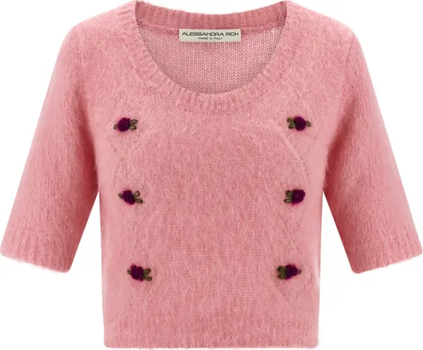 Multicolor Wool Cardigan