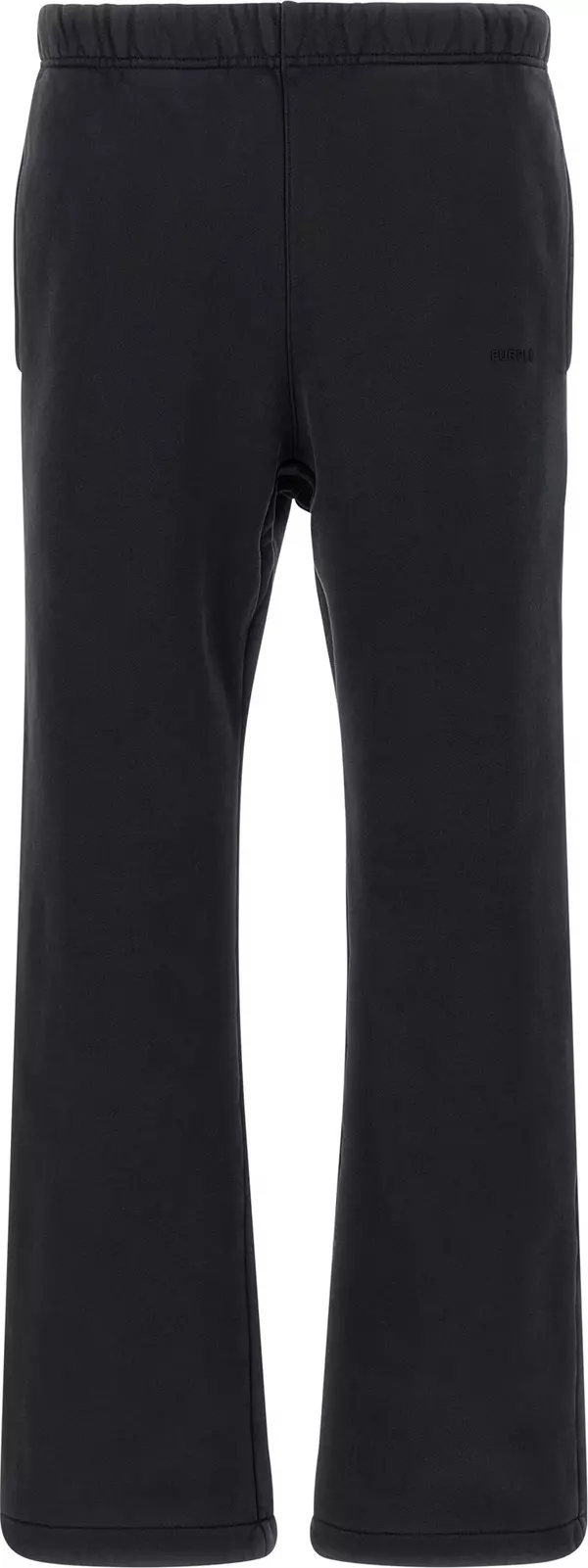 Black Cotton Joggers (Workout Pants)
