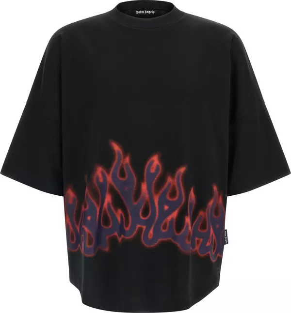 Black Cotton T-Shirt