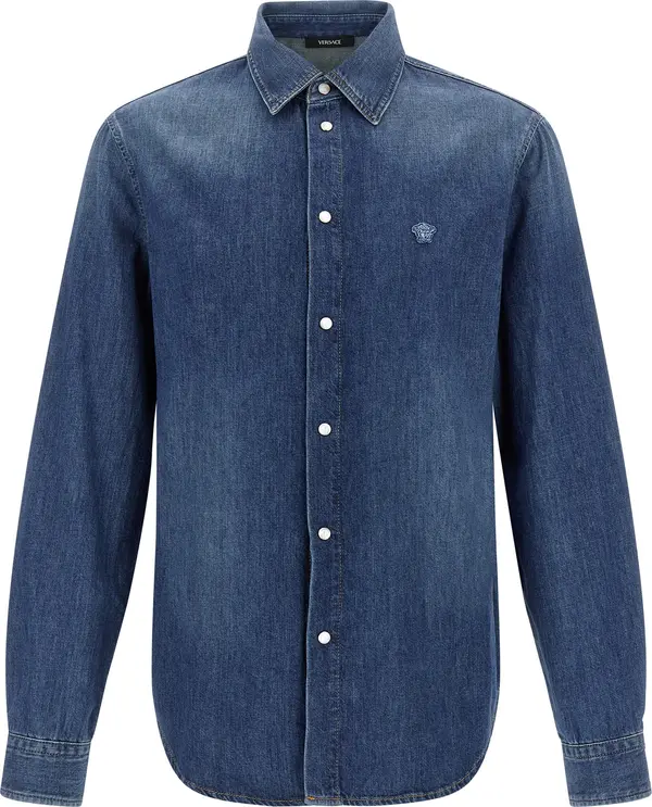 Blue Cotton Blouse