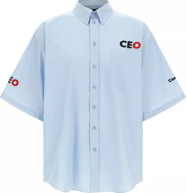 Blue Cotton Blouse