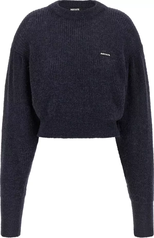 Blue Wool Cardigan
