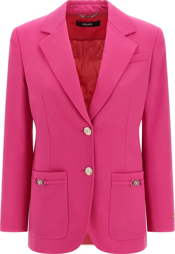 Fuchsia Virgin Wool Blazer