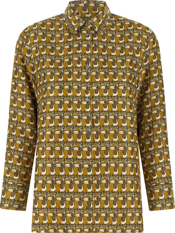 Multicolor Silk Blouse