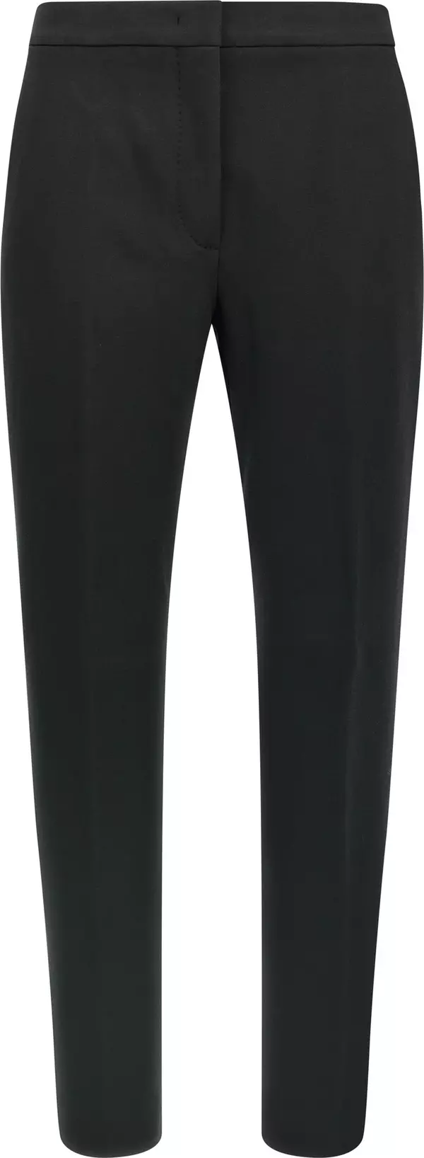 Black Viscose Casual Pants