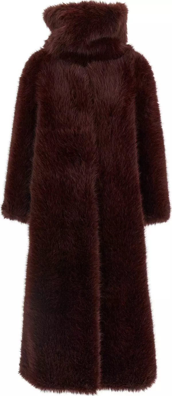Bordeaux Polyester Coat