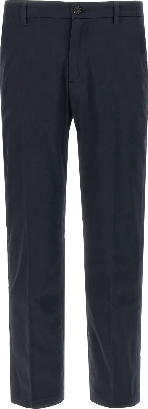 Gray Cotton Cropped Pants