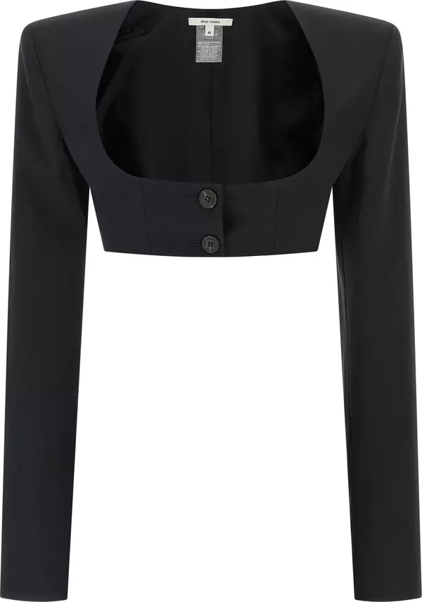 Black Virgin Wool Blazer