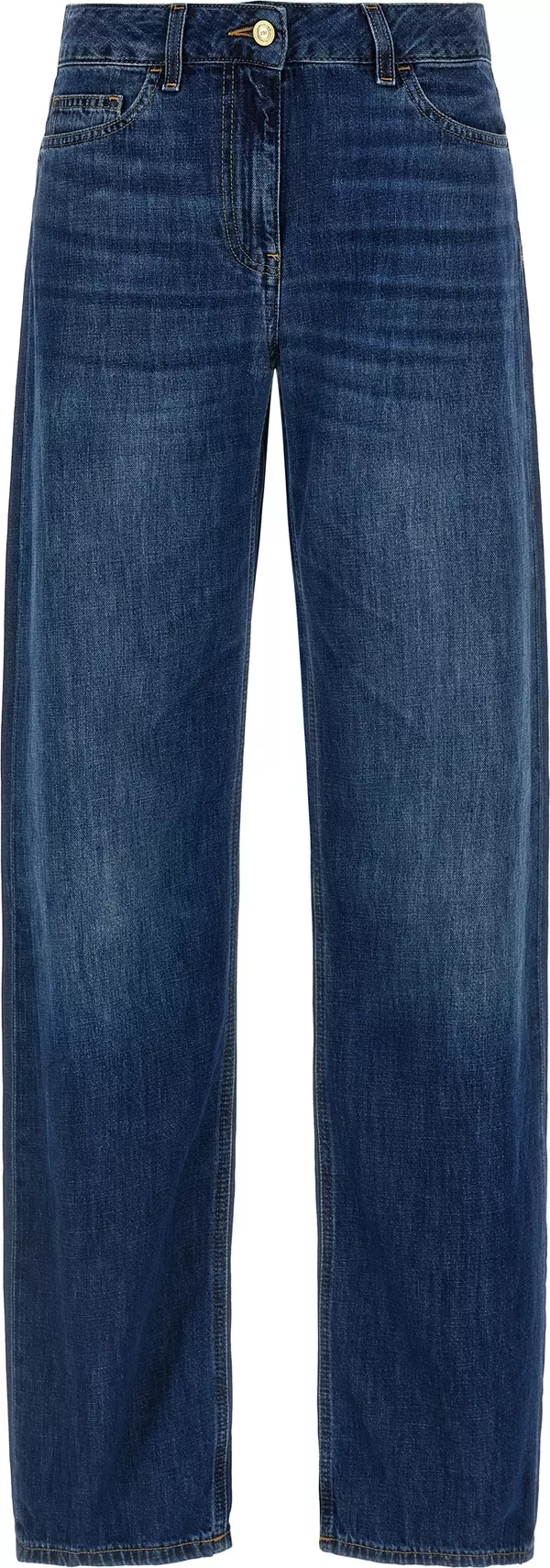 Blue Cotton Jeans Denim