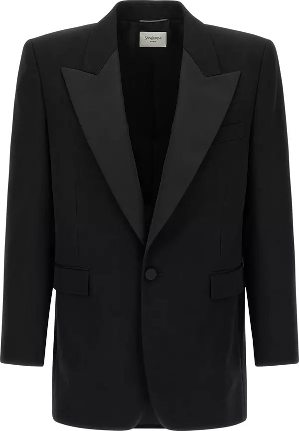 Black Wool Blazer