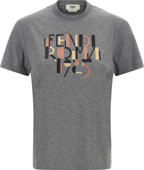 Gray Cotton T-Shirt
