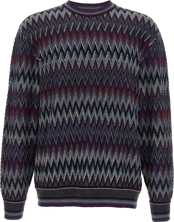 Blue Wool Cardigan
