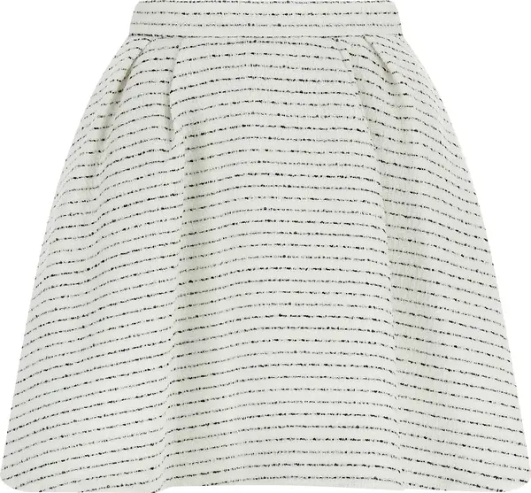 White Polyamide Long Skirt