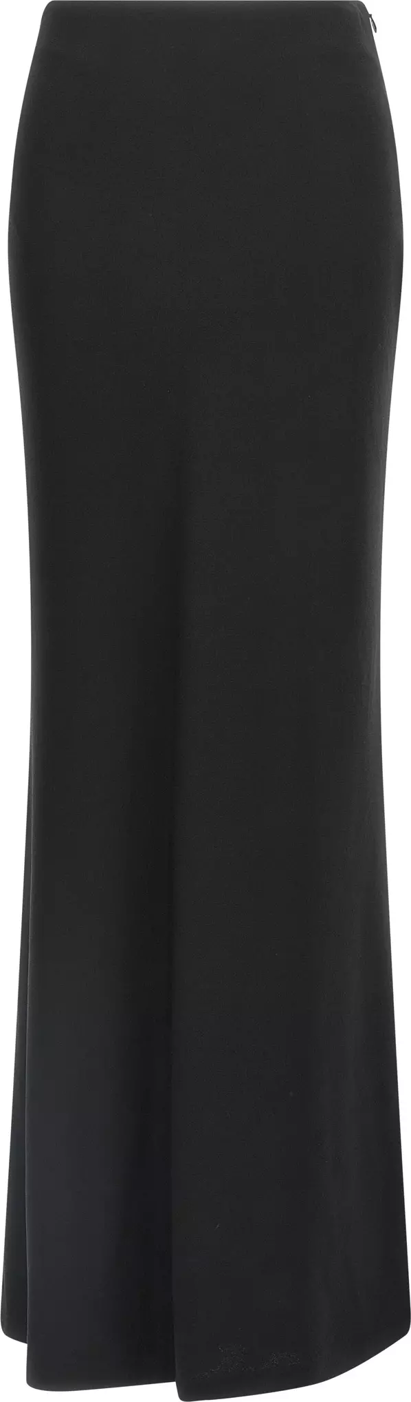 Black Virgin Wool Mini Skirt