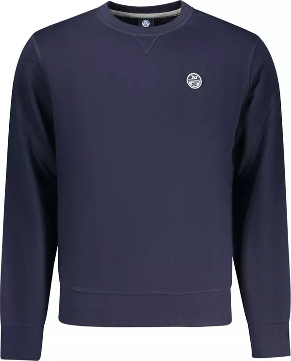 Blue Cotton Men's Sweatshirt