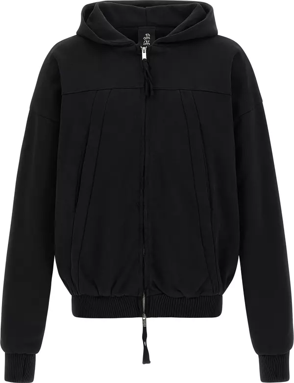 Black Cotton Sweatshirt