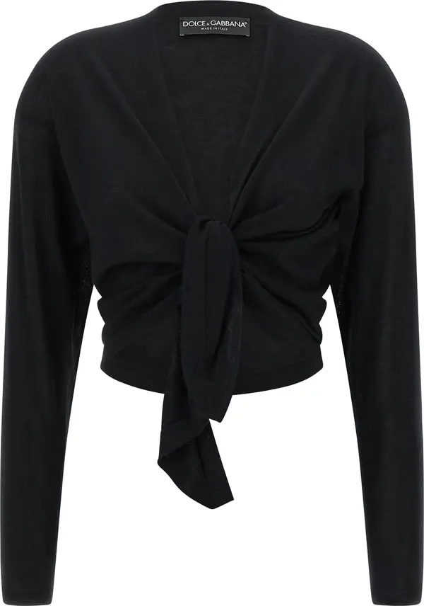 Black Cashmere Cardigan