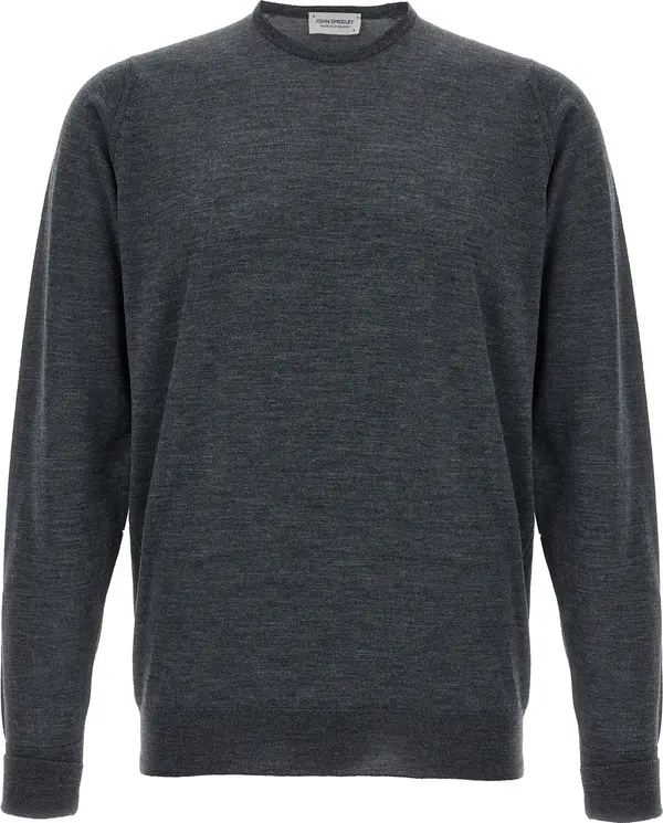 Gray Merino Wool Cardigan