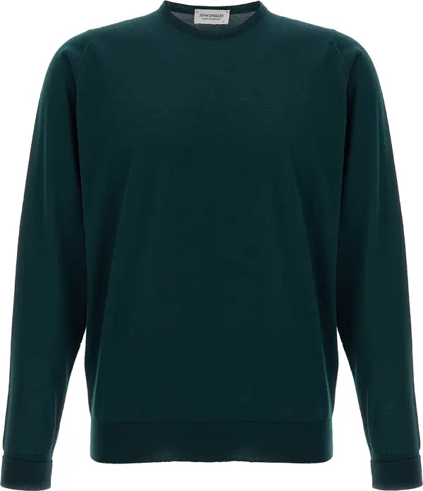 Bicolor Merino Wool Cardigan