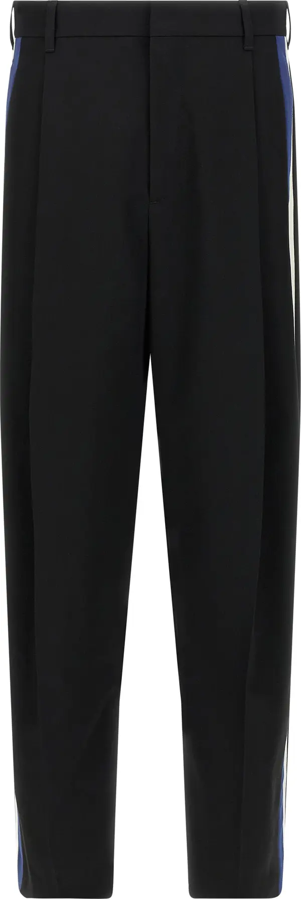 Black Virgin Wool Dress Pants