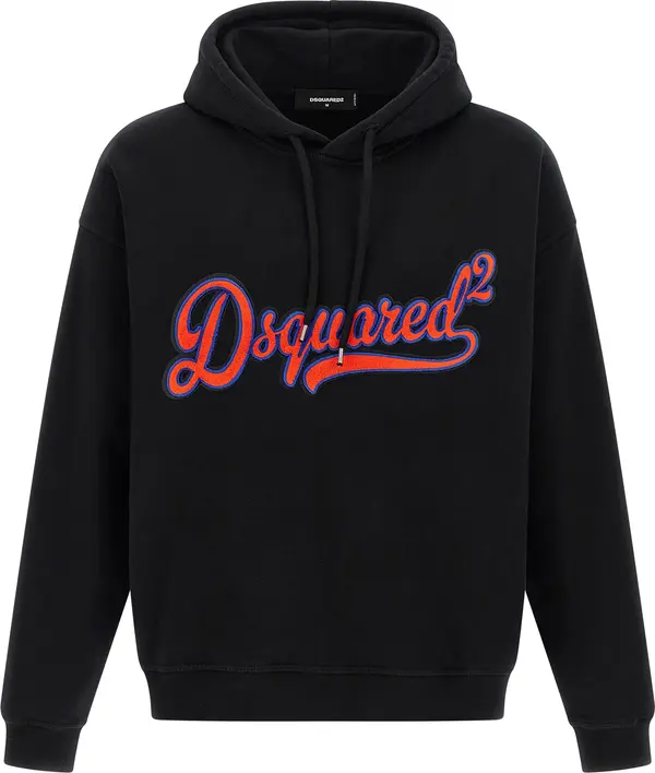 Black Cotton Sweatshirt