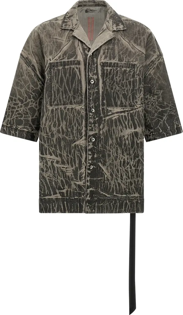 Gray Cotton Blouse