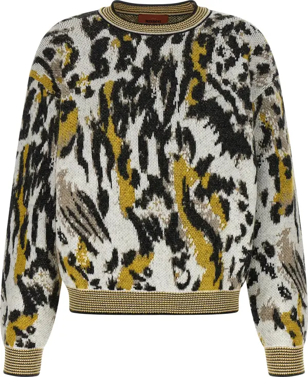 Multicolor Polyamide Cardigan